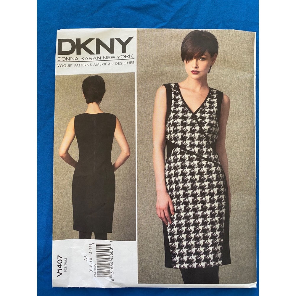 Vogue DKNY pattern V1407 (6-8-10-12-14) Uncut and complete.
